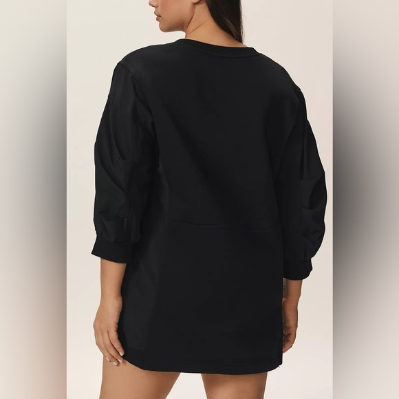 NWT! Daily Practice by Anthropologie Long-Sleeve Relaxed Mini Dress 🎾🍓🛼 - Picture 7 of 10